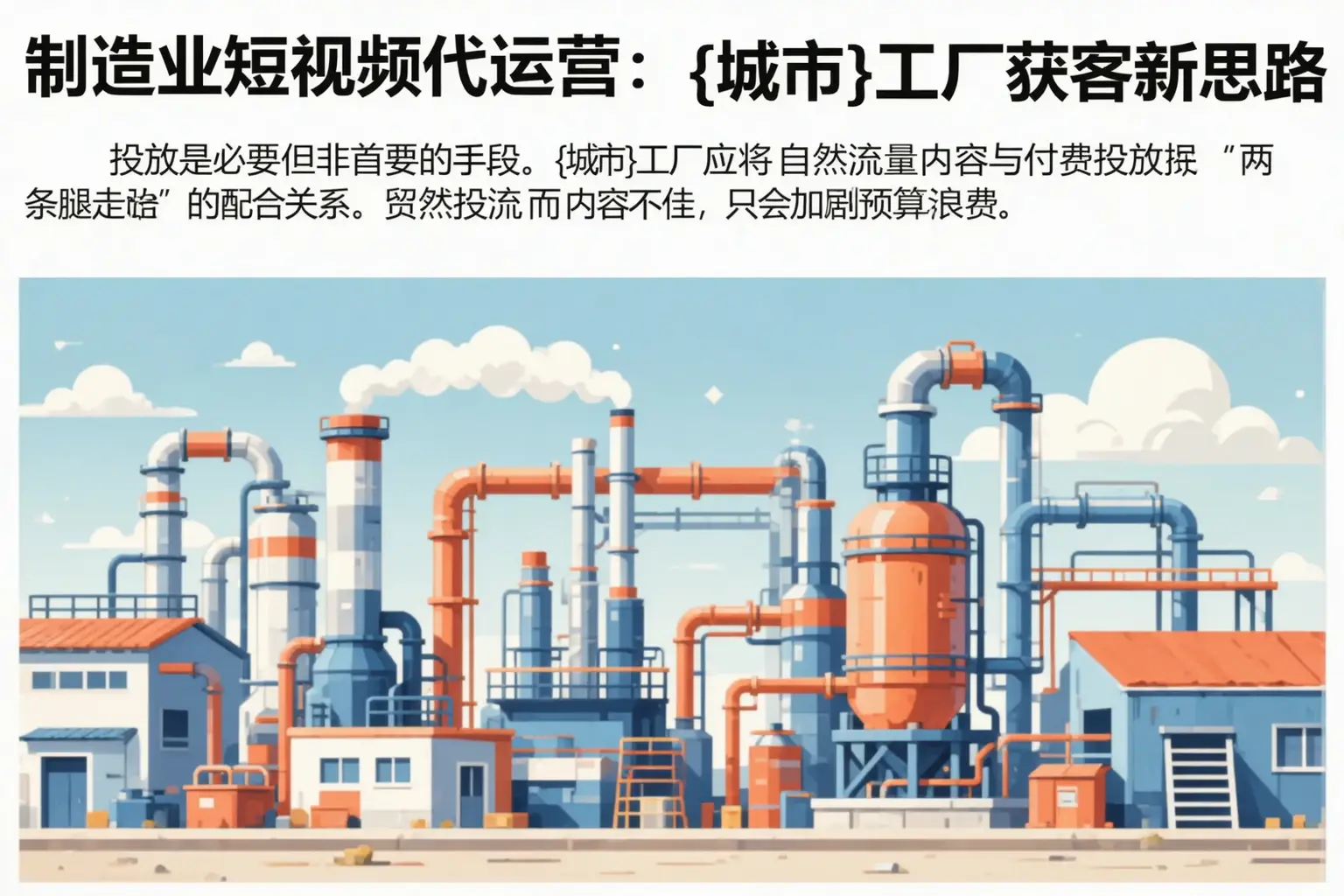 制造业短视频代运营:吉阳工厂获客新思路